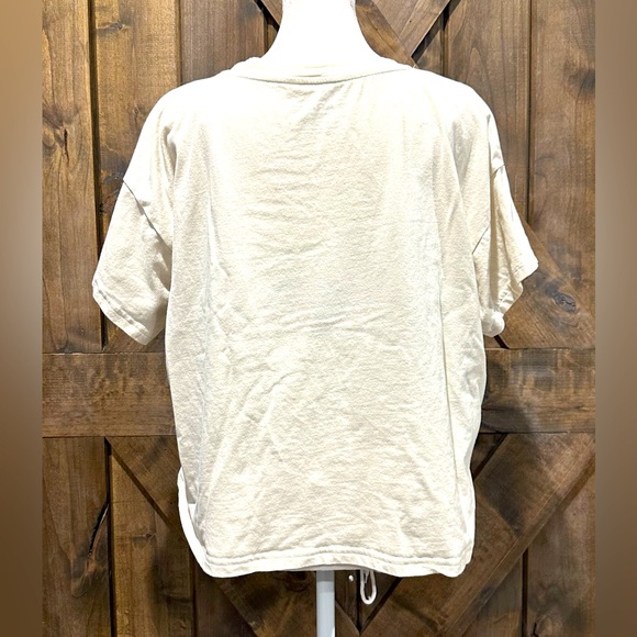 EUC Ariat Relaxed Fit Cropped Longhorn Graphic Tee Sz XL - Picture 12 of 16